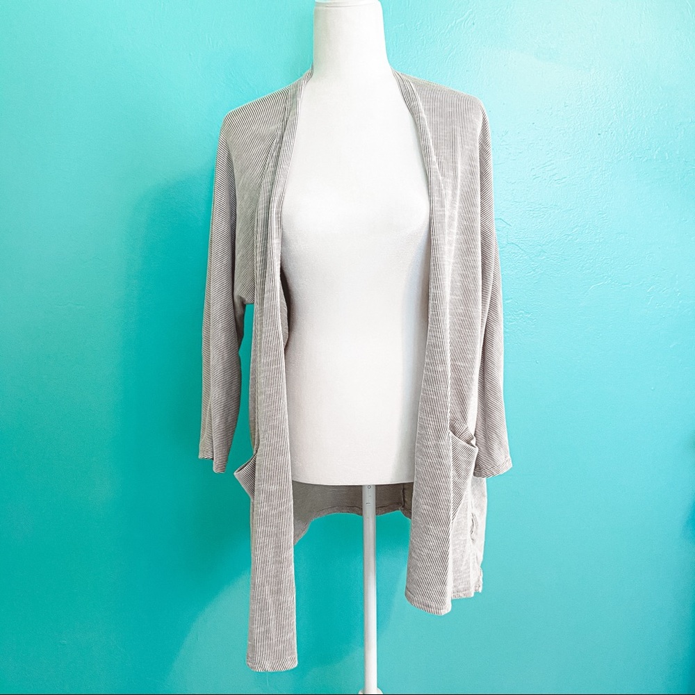 Donni Anthropologie Gray Oversized Cardigan Size L